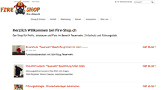 Desktop Screenshot of fire-shop.ch